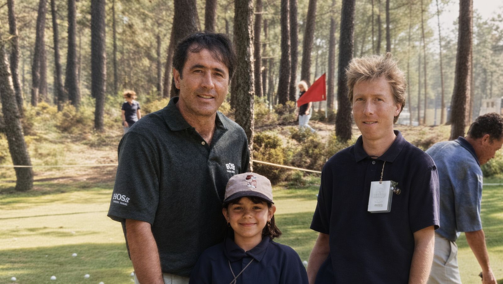 Gordon Young with Seve Ballesteros